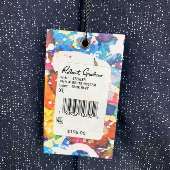 Robert Graham Beehler Flip Cuff Button Down Shirt - Picture 3 of 6